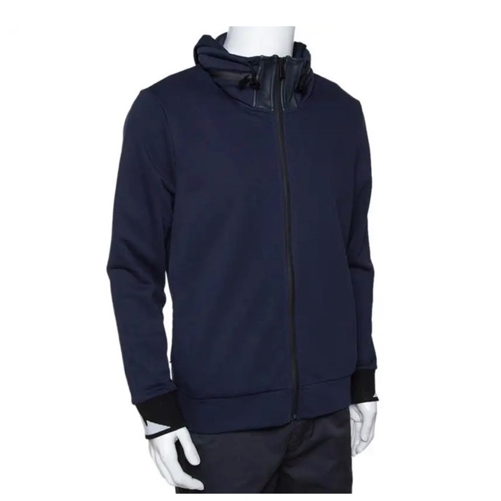 Fendi Men Hooded Sweatshirt - Dark Blue/Navy